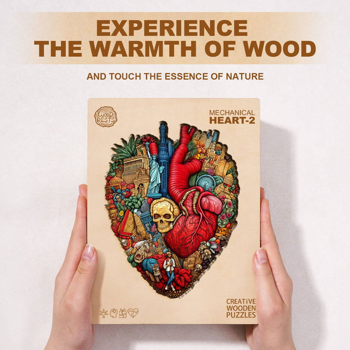 Mechanical Heart-2 Wooden Jigsaw Puzzle