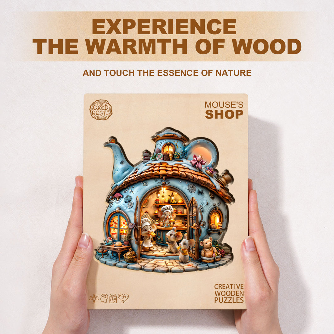 Mouse's Shop Wooden Jigsaw Puzzle