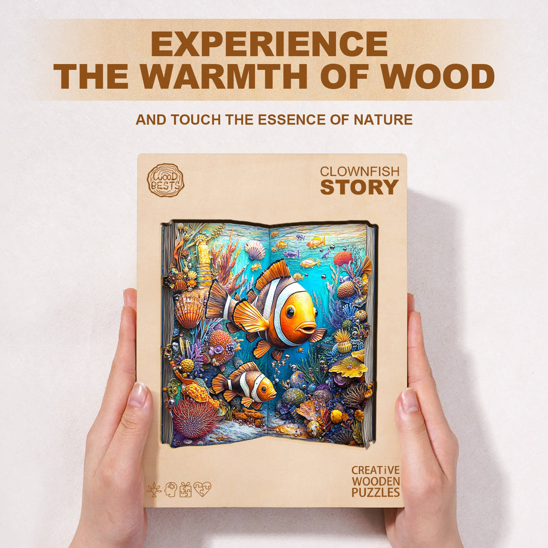 Clownfish Story Wooden Jigsaw Puzzle