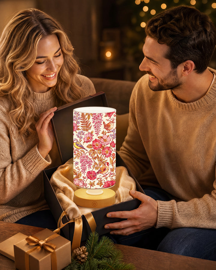 DIY Dimmable Acrylic Cylindrical Puzzle Lamp - Secret Garden Whispers