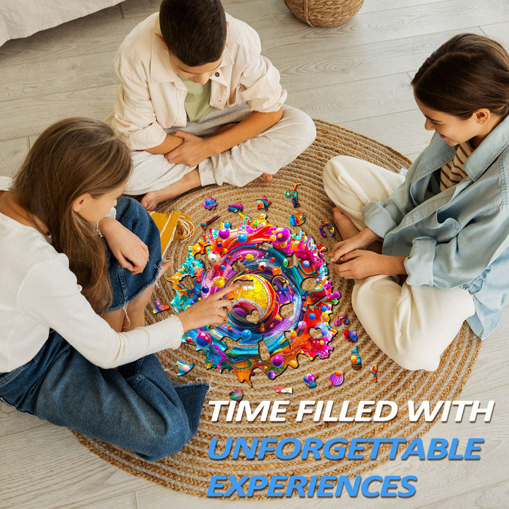 Color Rhapsody Wooden Jigsaw Puzzle - By Woodbests