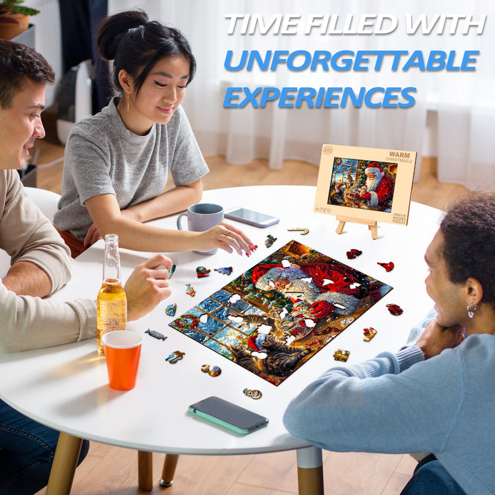 Warm Christmas-2 Wooden Jigsaw Puzzle - Woodbests
