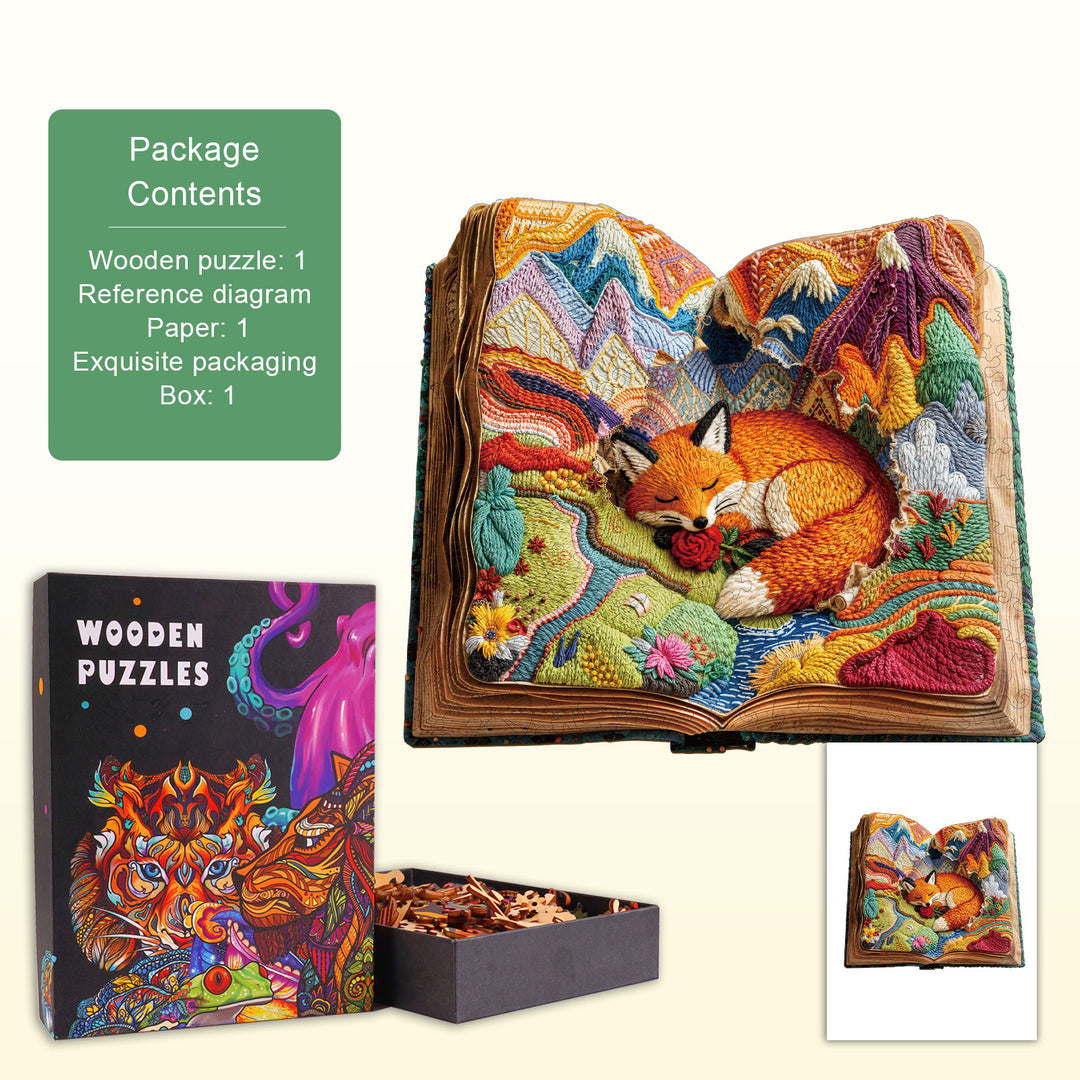 Fox Tale Wooden Jigsaw Puzzle
