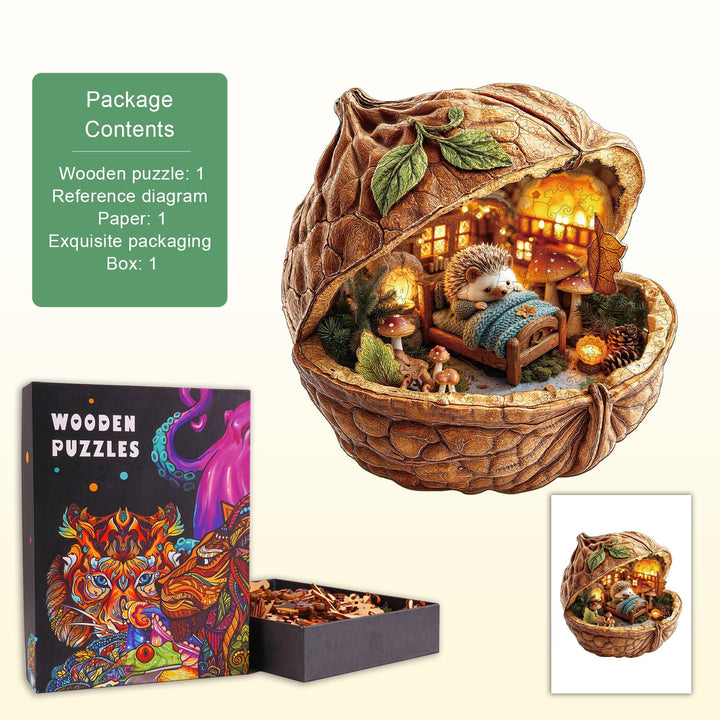 Walnut Dream Wooden Jigsaw Puzzle