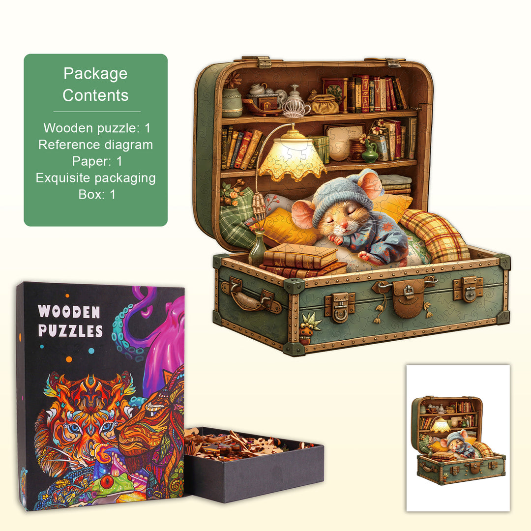 Sleepy Storytime Wooden Jigsaw Puzzle