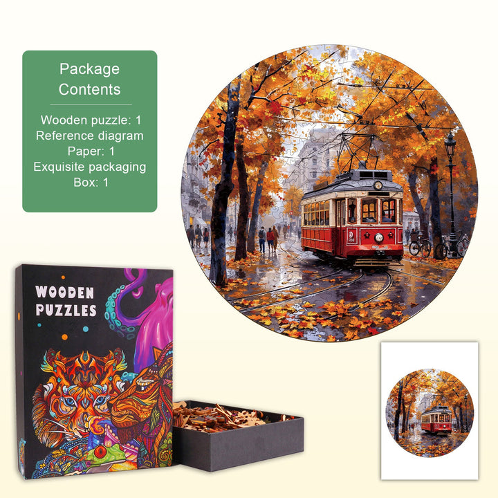 Golden Journey Wooden Jigsaw Puzzle