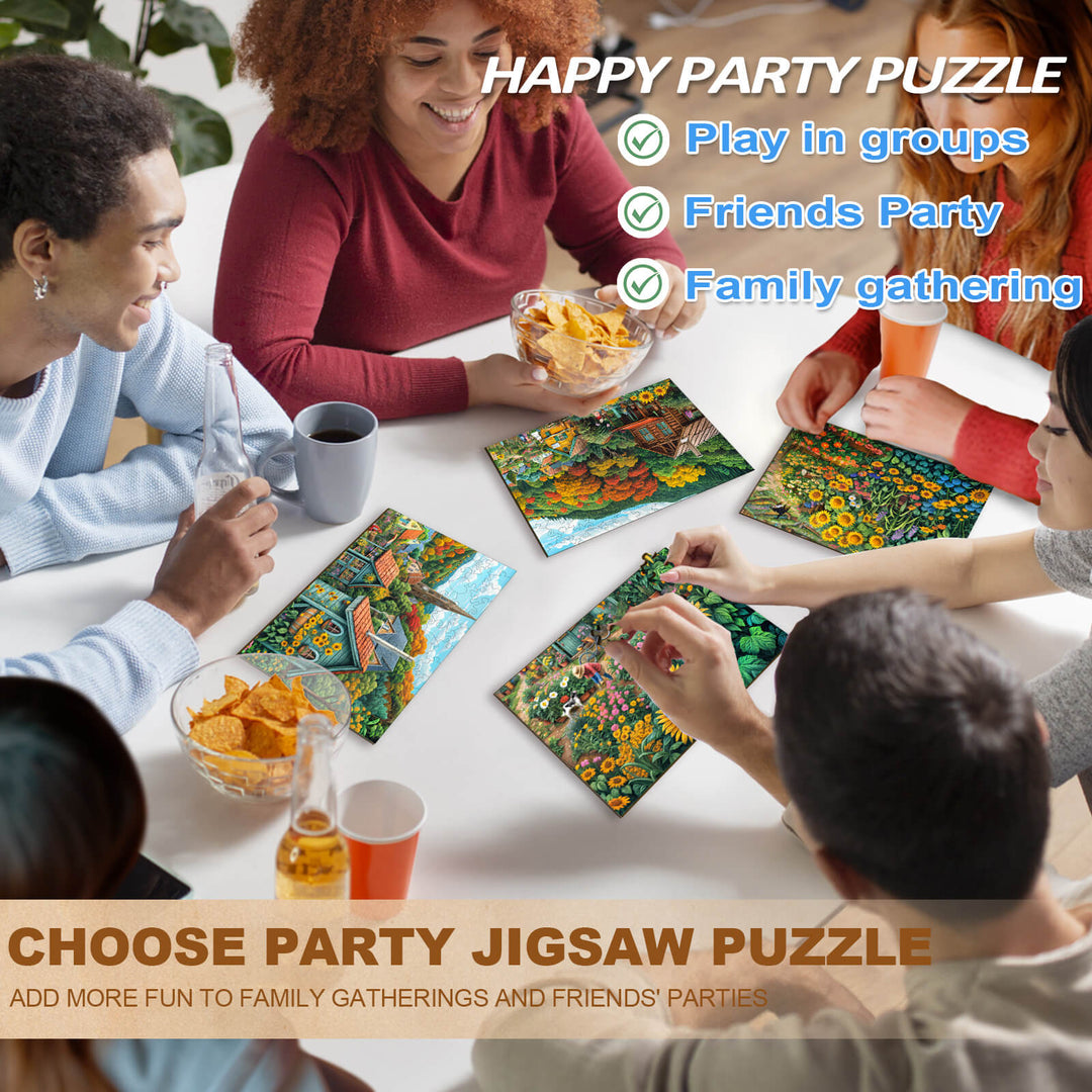 Party Puzzle-Sunny Fields