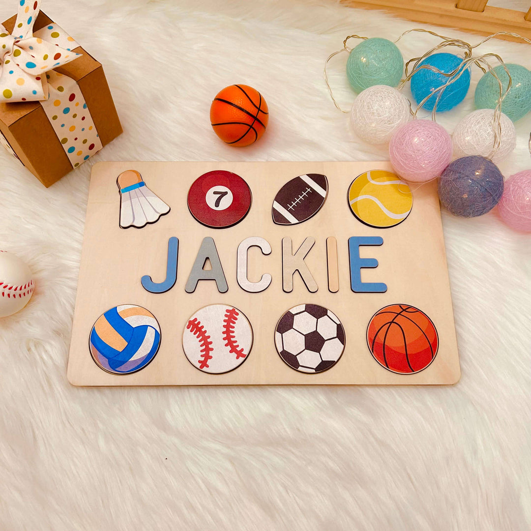 Name Puzzle with Balls-¡°JACKIE¡±