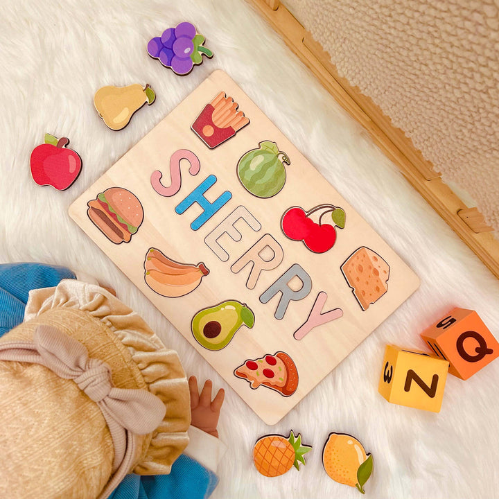 Name Puzzle with Food ¡°SHERRY¡±