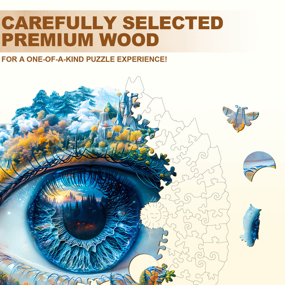 Eye of Nature Wooden Jigsaw Puzzle