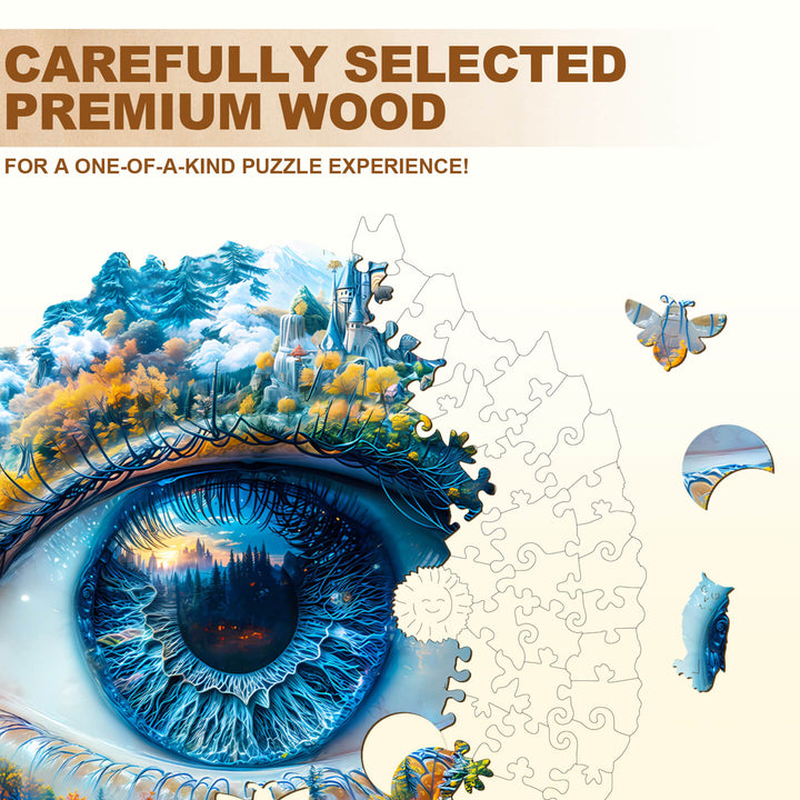 Eye of Nature Wooden Jigsaw Puzzle