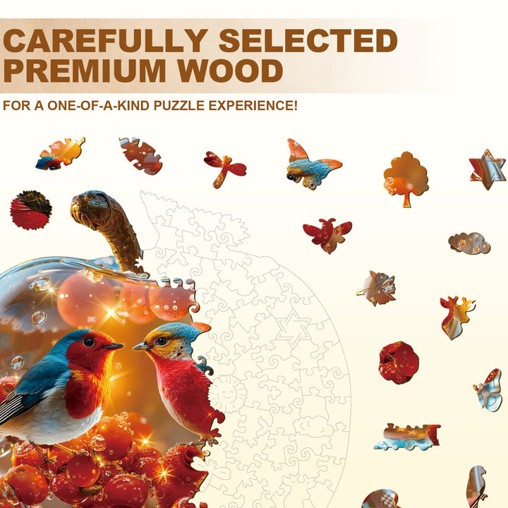 Shining Romance Wooden Jigsaw Puzzle