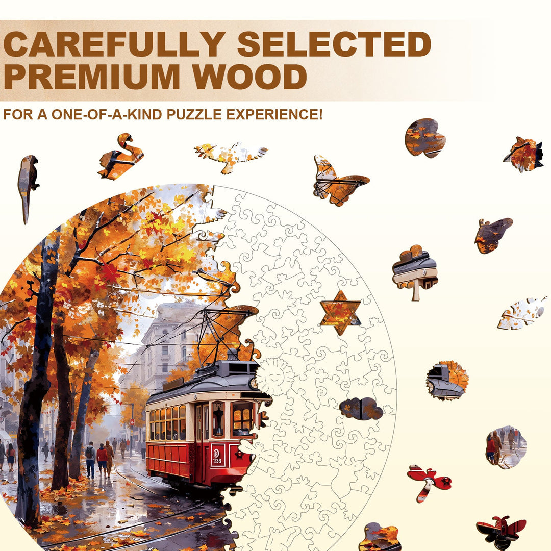 Golden Journey Wooden Jigsaw Puzzle