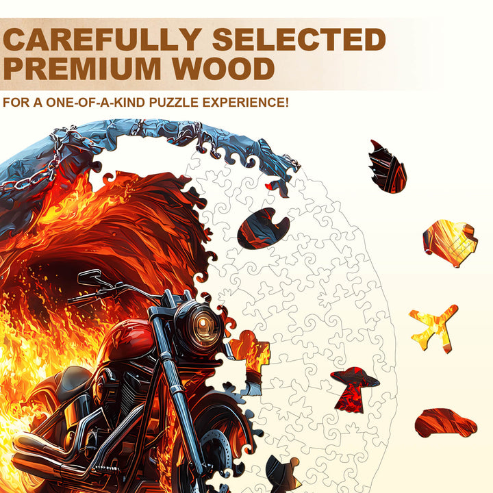 Fiery Escape Wooden Jigsaw Puzzle