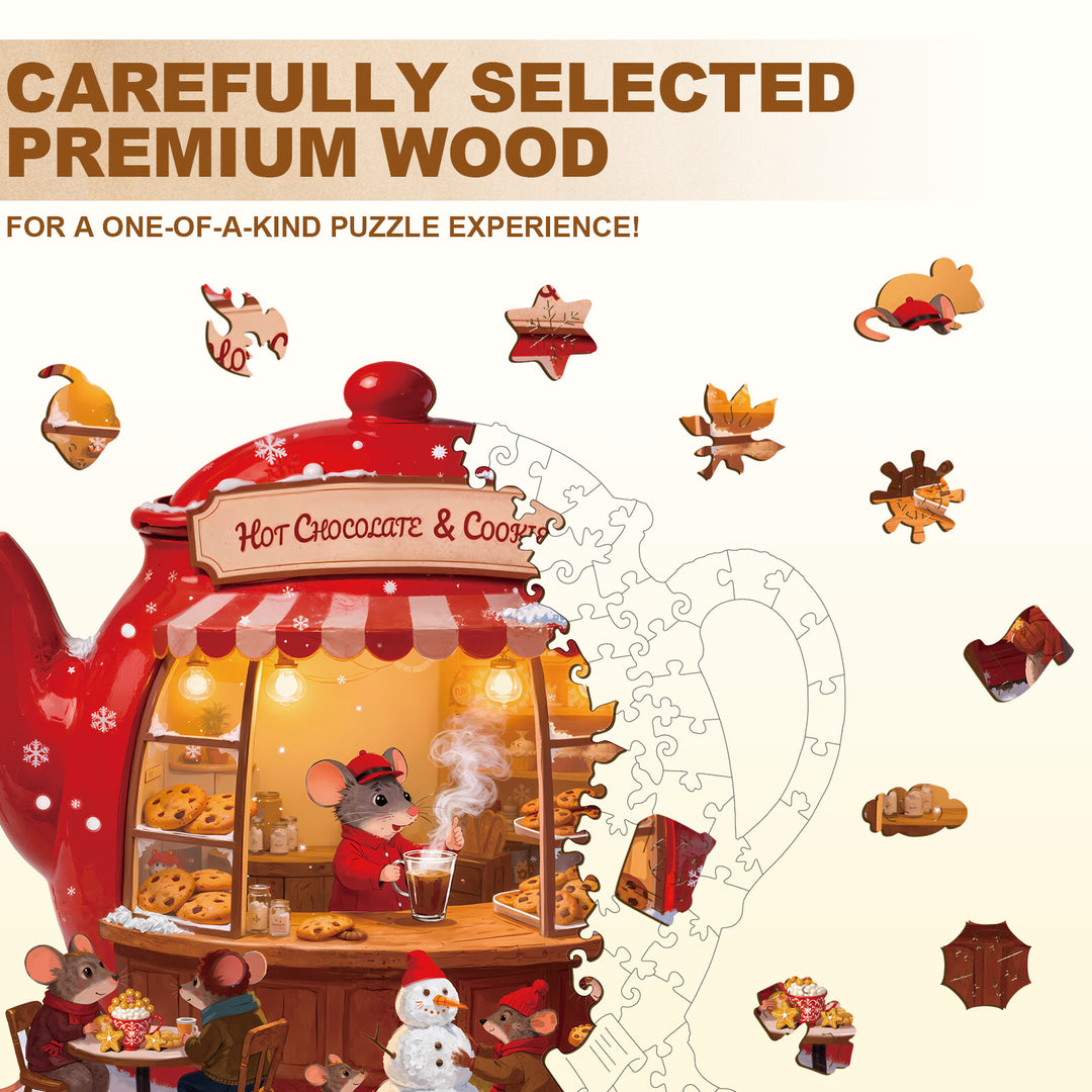 Little Mouse Bakery Wooden Jigsaw Puzzle