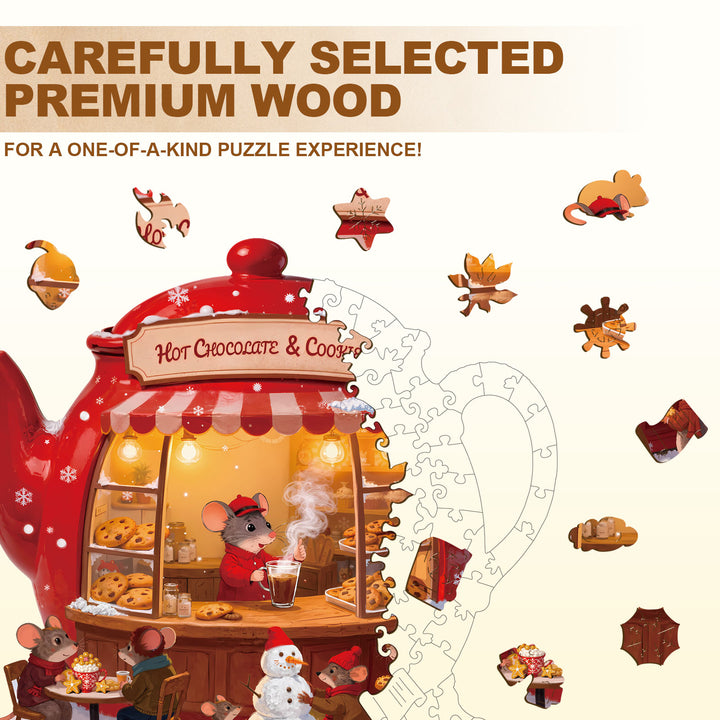 Little Mouse Bakery Wooden Jigsaw Puzzle