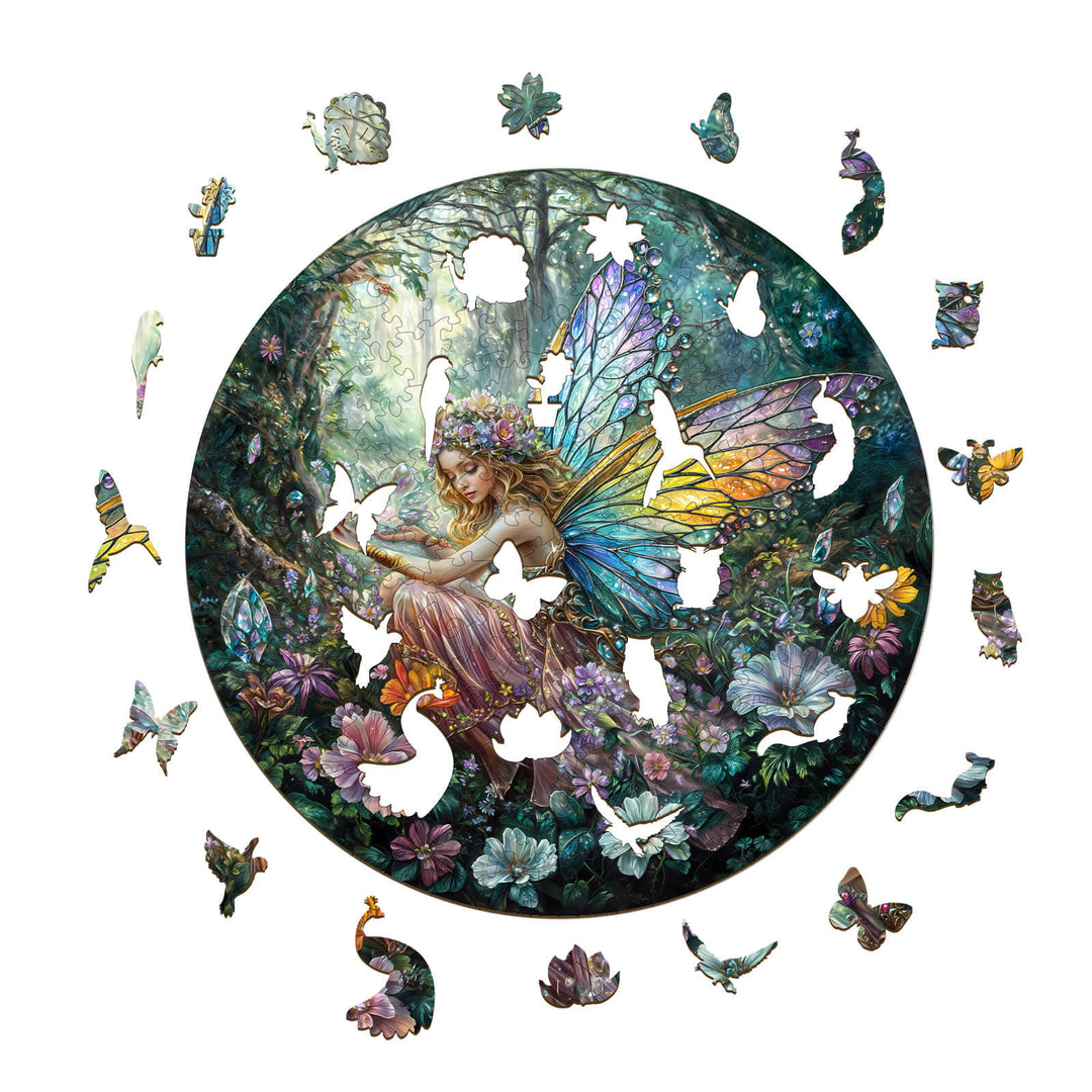 Magic Fairy Wooden Jigsaw Puzzle - By Woodbests