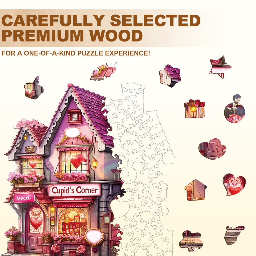 Cupid’s Corner Wooden Jigsaw Puzzle