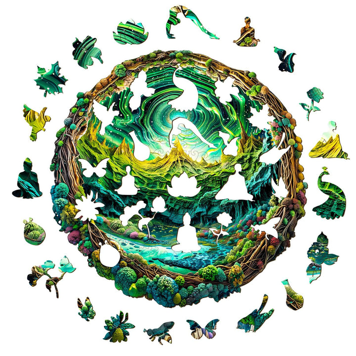 3D Aurora-2 Wooden Jigsaw Puzzle - By Woodbests