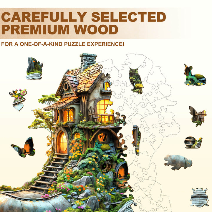 Treehouse Dream Wooden Jigsaw Puzzle