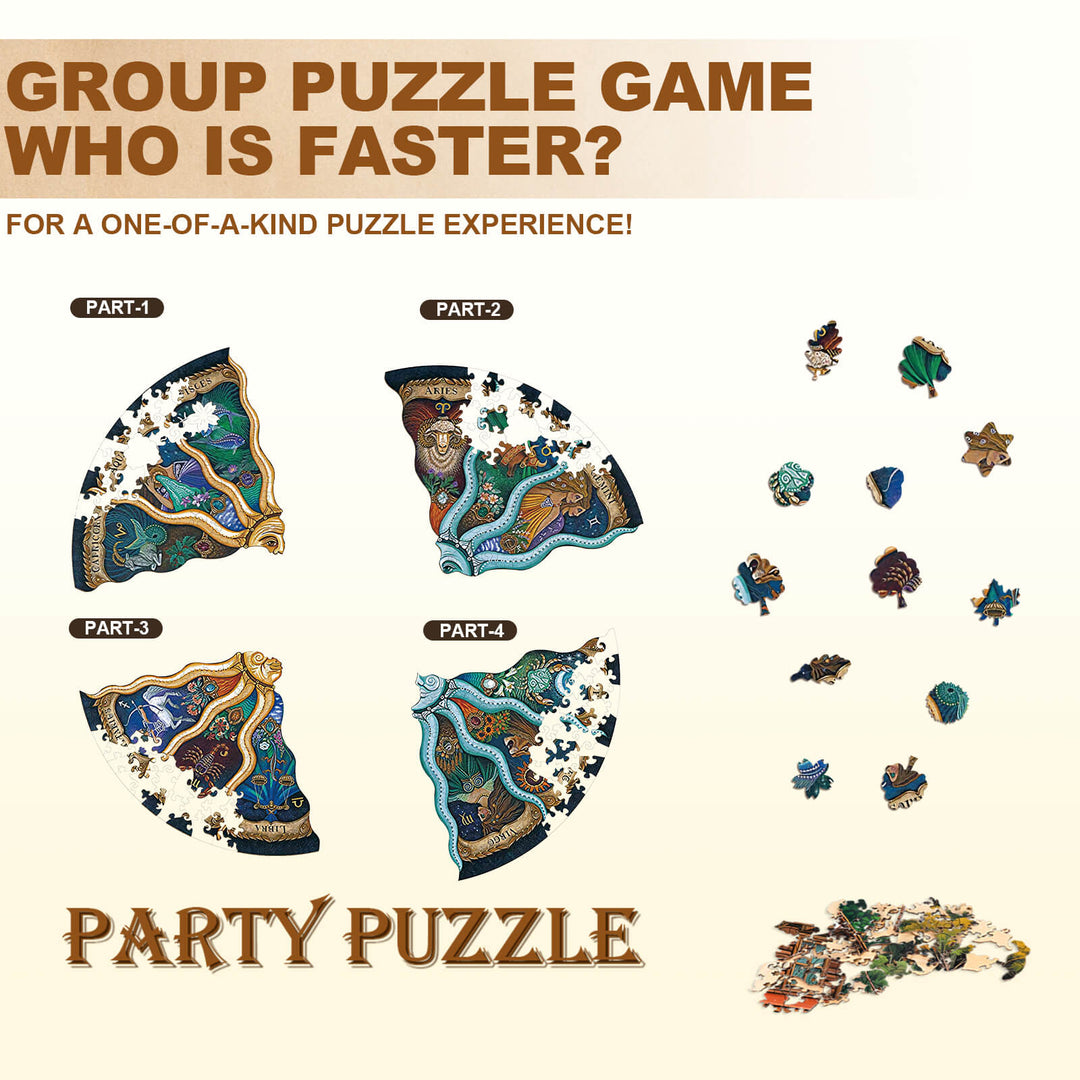 Party Puzzle-Zodiac Horoscope