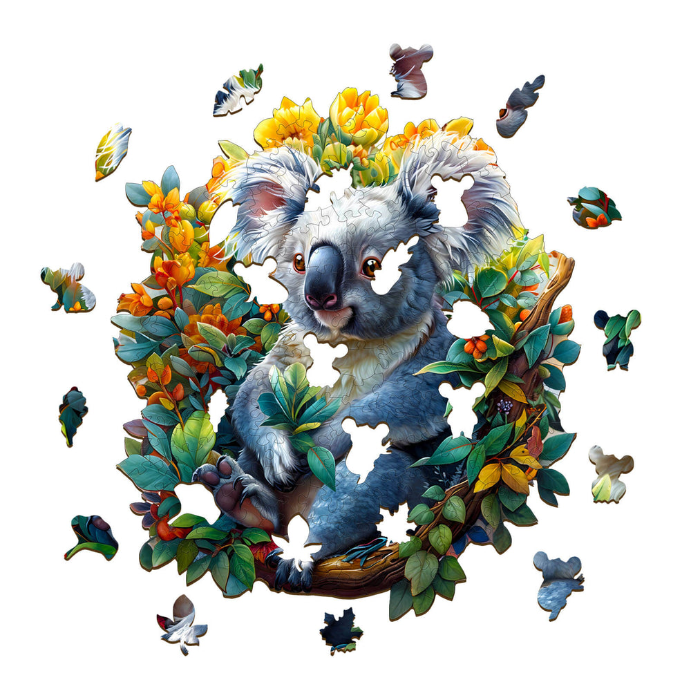 Koala Wooden Jigsaw Puzzle - Woodbests