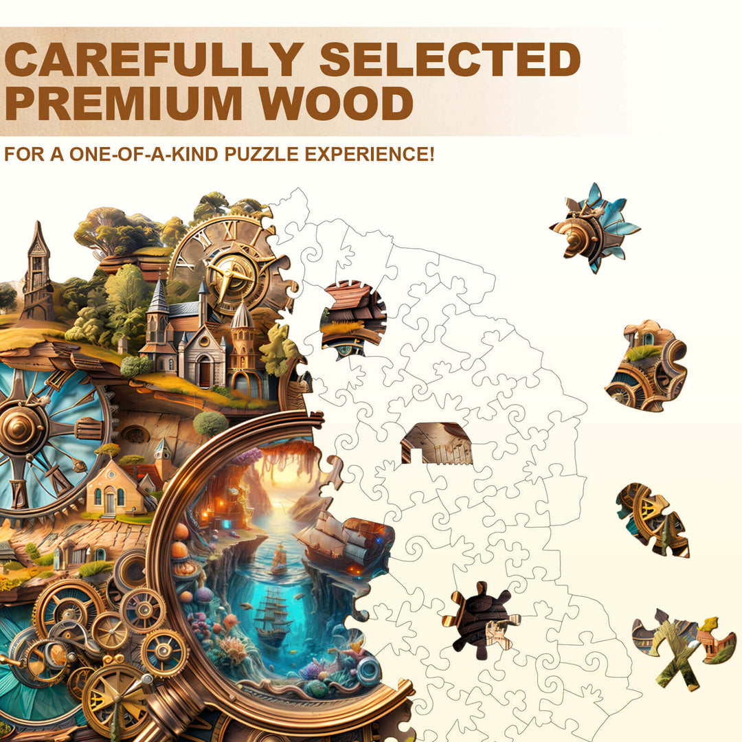 Explorer's World-2 Wooden Jigsaw Puzzle