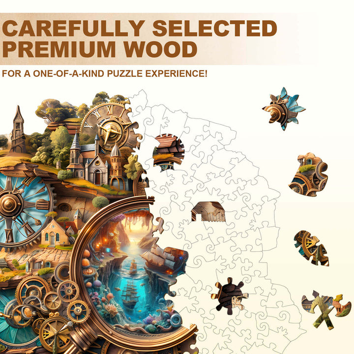 Explorer's World-2 Wooden Jigsaw Puzzle