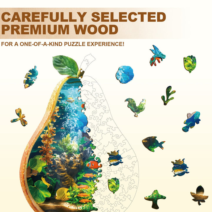 Ocean Inside Wooden Jigsaw Puzzle