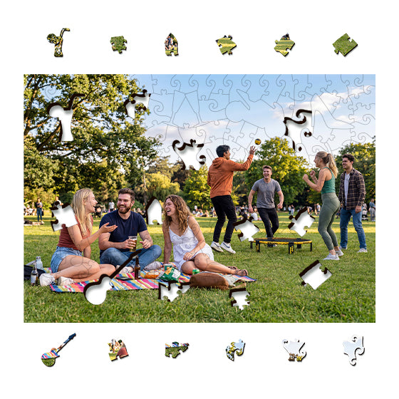 Personalized Photo Wooden Puzzle - Friendship Theme