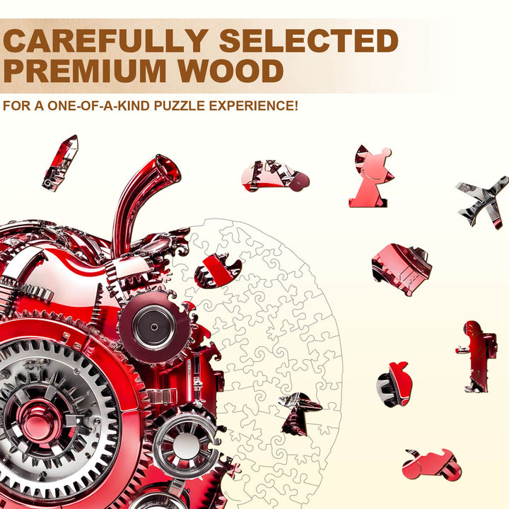 Cyber Apple Wooden Jigsaw Puzzle