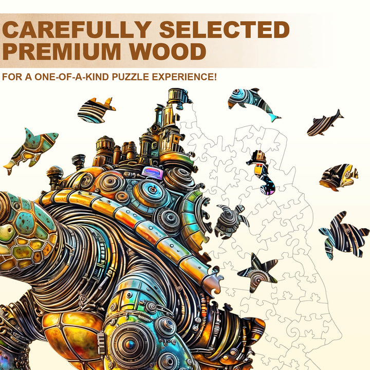 Metallic Beast Wooden Jigsaw Puzzle