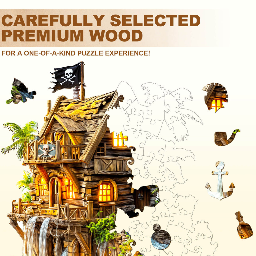 Pirate cabin-2 Wooden Jigsaw Puzzle