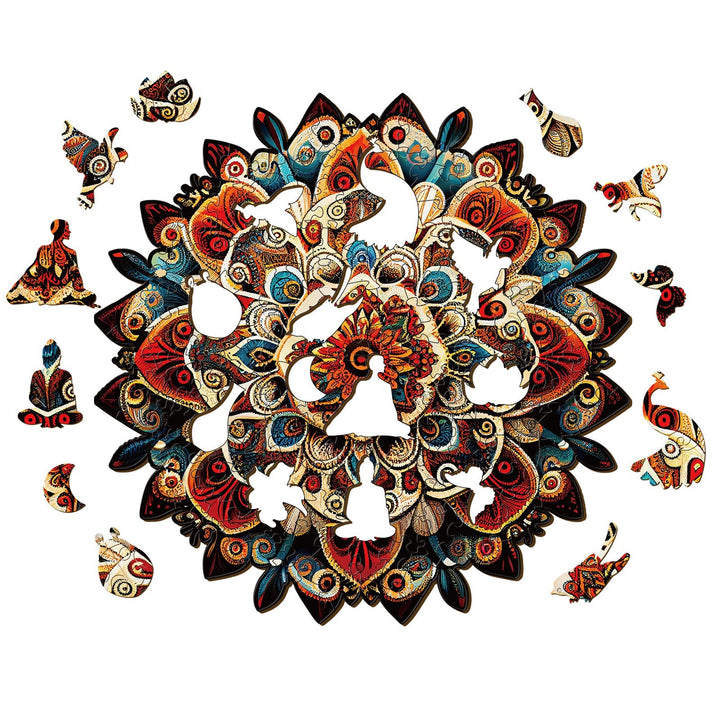 Mandala-6 Wooden Jigsaw Puzzle