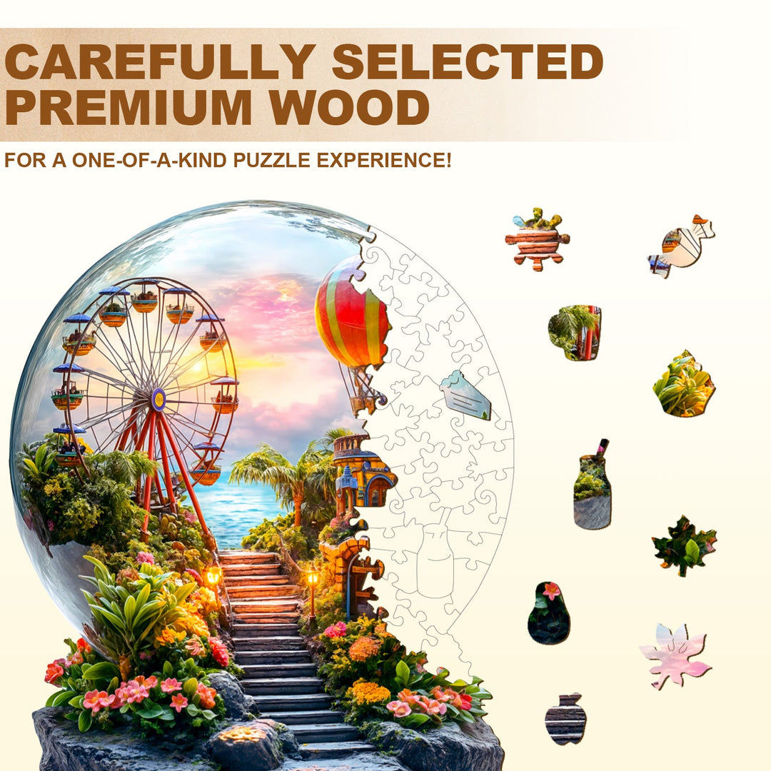 3D Crystal Wonderland Wooden Jigsaw Puzzle