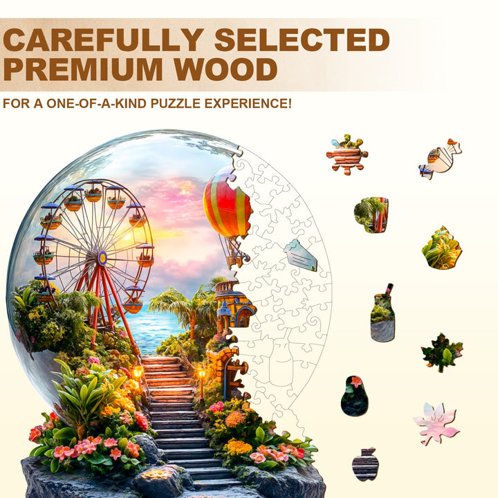 3D Crystal Wonderland Wooden Jigsaw Puzzle