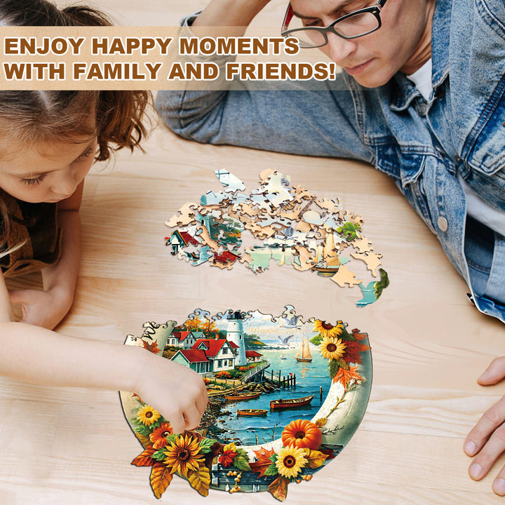 Sunflower Shore Wooden Jigsaw Puzzle