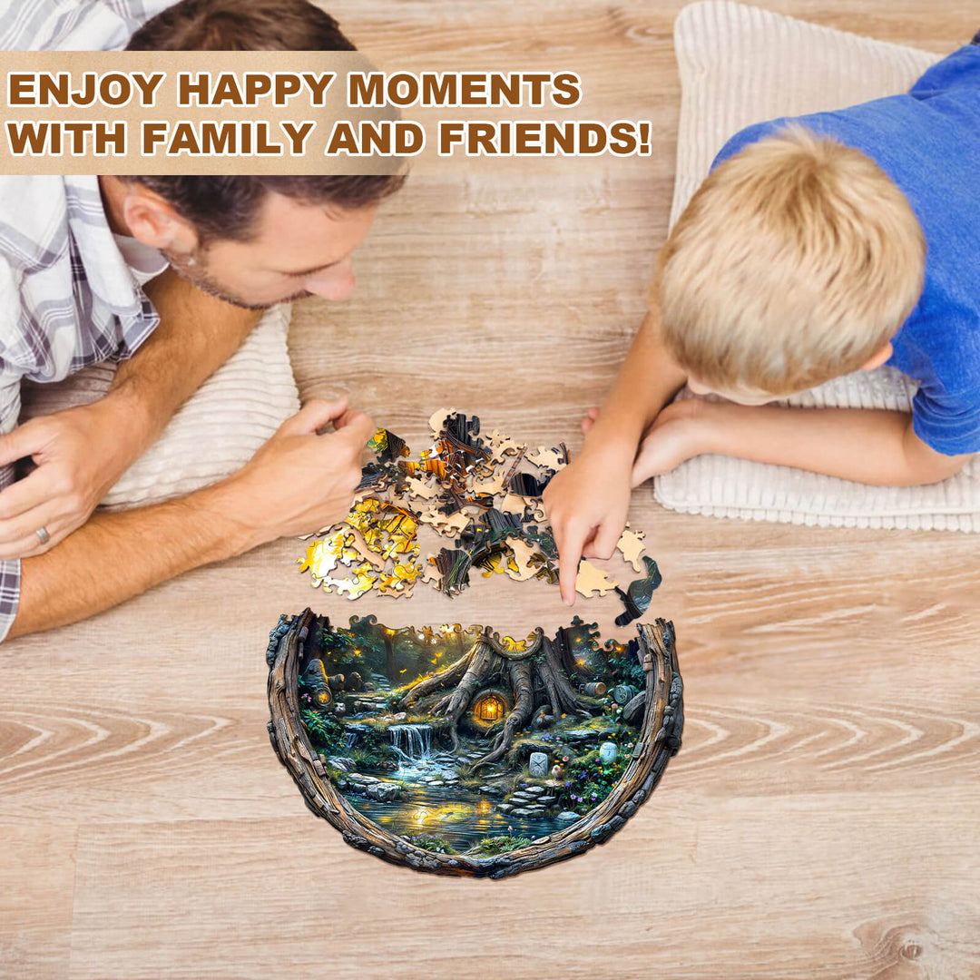 Magic time tree Wooden Jigsaw Puzzle