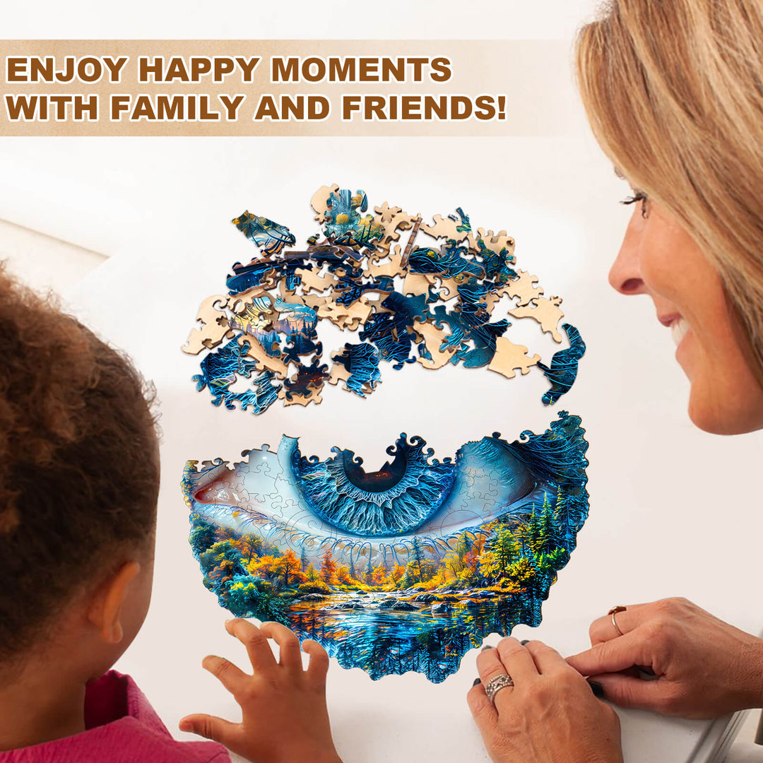 Eye of Nature Wooden Jigsaw Puzzle