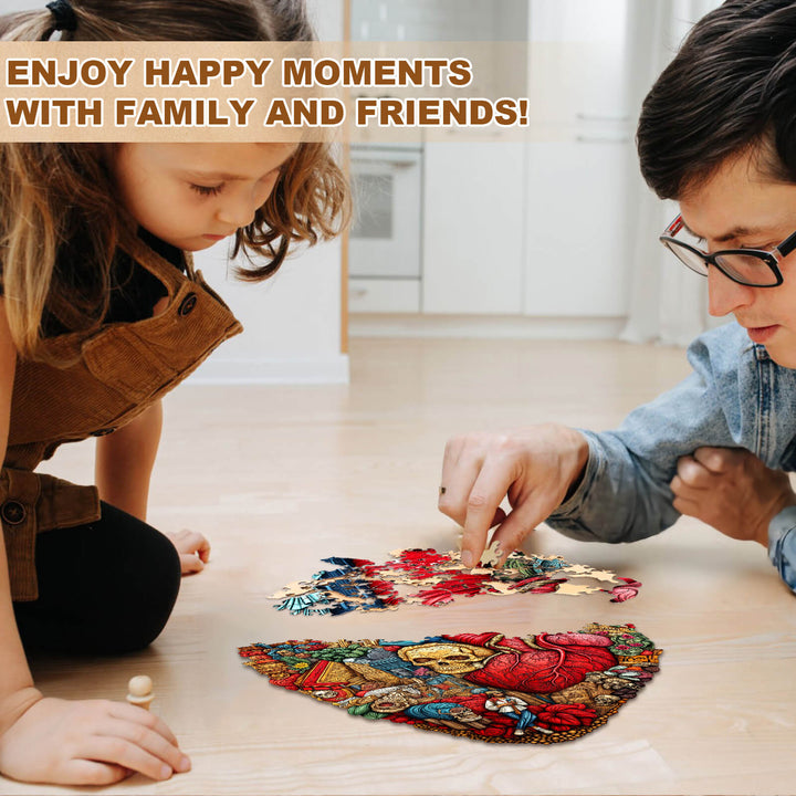 Heart of the City Wooden Jigsaw Puzzle