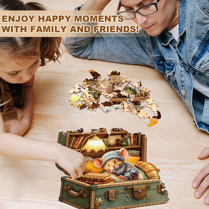 Sleepy Storytime Wooden Jigsaw Puzzle