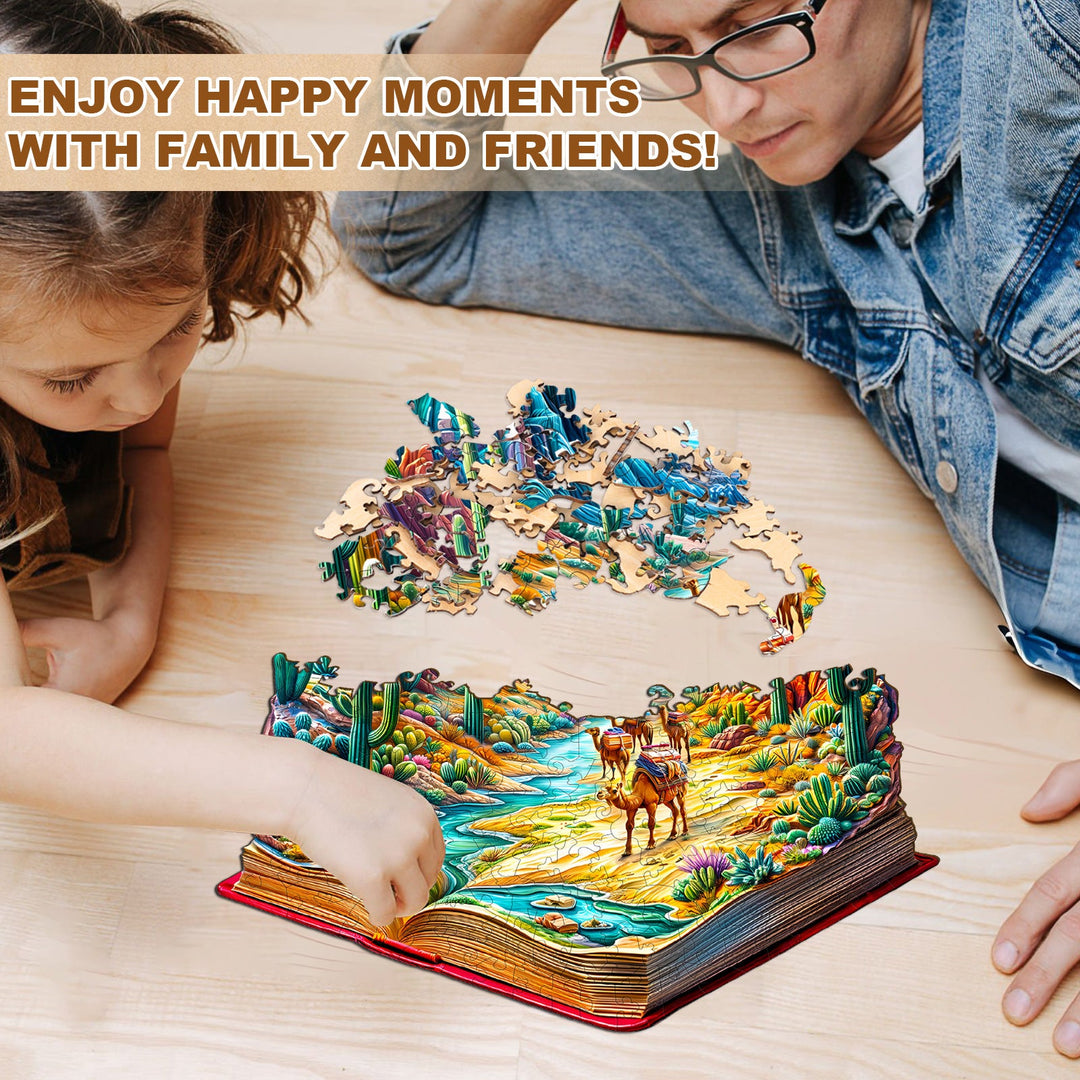Vibrant Wilderness Wooden Jigsaw Puzzle