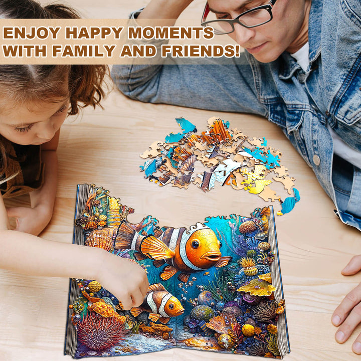 Clownfish Story Wooden Jigsaw Puzzle