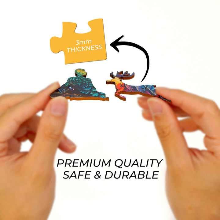 Personalized Photo Wooden Puzzle In Different Shapes and Themes - By Woodbests