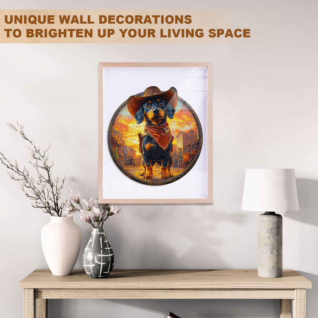 Guardian of the Town Wooden Jigsaw Puzzle