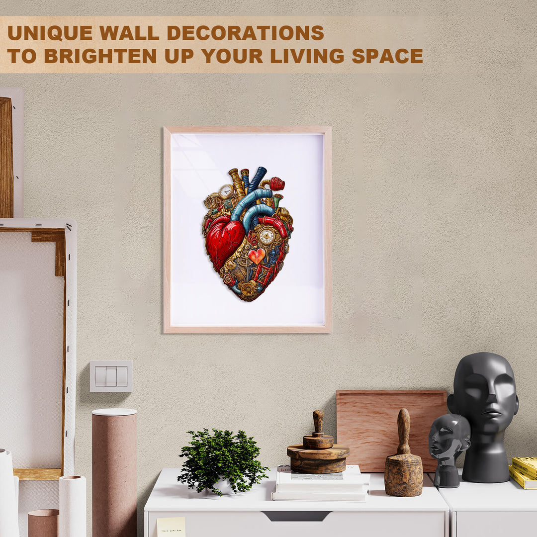Mechanical Heart-2 Wooden Jigsaw Puzzle