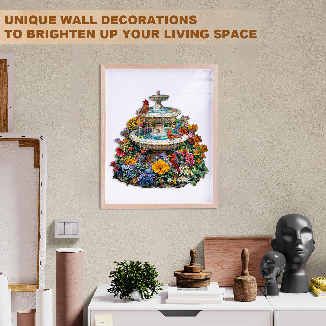 Garden Melody Wooden Jigsaw Puzzle