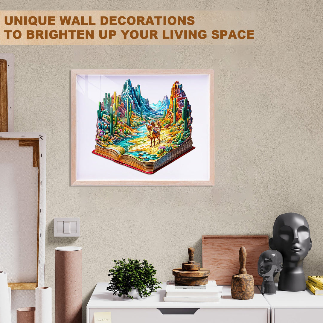 Vibrant Wilderness Wooden Jigsaw Puzzle