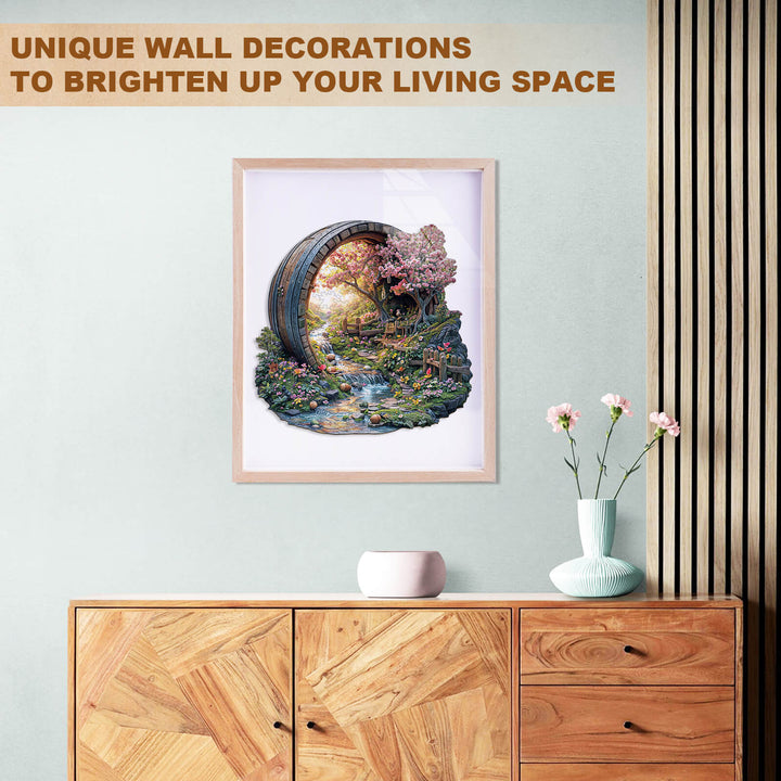 Barrel of Spring Wooden Jigsaw Puzzle