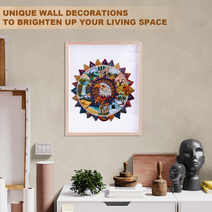 Mandala World Wooden Jigsaw Puzzle